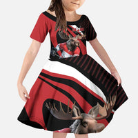 Canada Hockey Personalized Family Matching Puletasi and Hawaiian Shirt Go Canada Go