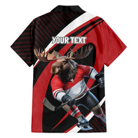 Canada Hockey Personalized Family Matching Puletasi and Hawaiian Shirt Go Canada Go