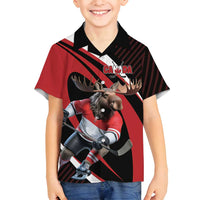 Canada Hockey Personalized Family Matching Puletasi and Hawaiian Shirt Go Canada Go