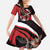 Canada Hockey Personalized Family Matching Short Sleeve Bodycon Dress and Hawaiian Shirt Go Canada Go