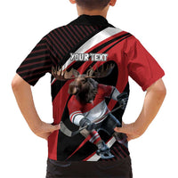 Canada Hockey Personalized Kid Hawaiian Shirt Go Canada Go