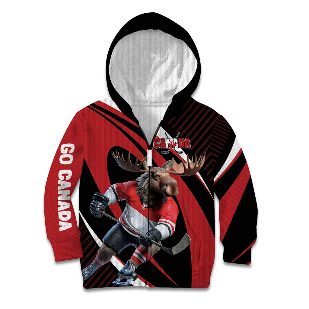 Canada Hockey Personalized Kid Hoodie Go Canada Go