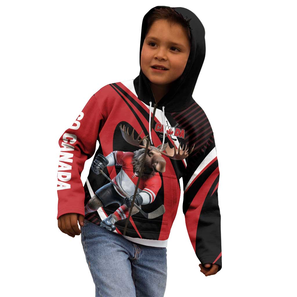 Canada Hockey Personalized Kid Hoodie Go Canada Go