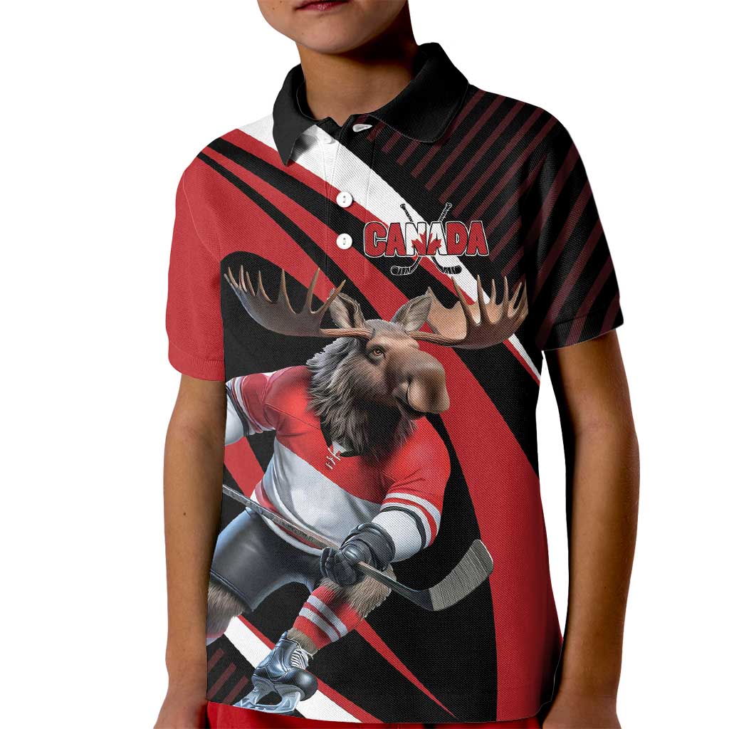Canada Hockey Personalized Kid Polo Shirt Go Canada Go