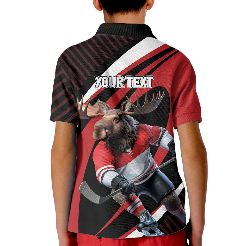 Canada Hockey Personalized Kid Polo Shirt Go Canada Go