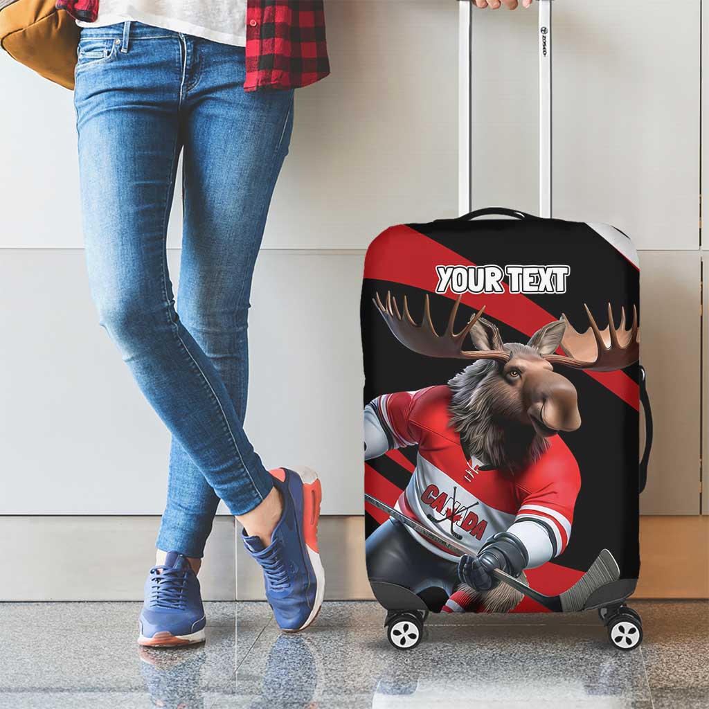 Canada Hockey Personalized Luggage Cover Go Canada Go