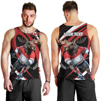 Canada Hockey Personalized Men Tank Top Go Canada Go