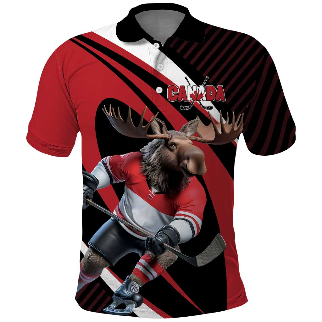 Canada Hockey Personalized Polo Shirt Go Canada Go