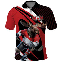 Canada Hockey Personalized Polo Shirt Go Canada Go