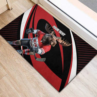 Canada Hockey Personalized Rubber Doormat Go Canada Go