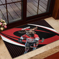 Canada Hockey Personalized Rubber Doormat Go Canada Go