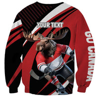 Canada Hockey Personalized Sweatshirt Go Canada Go