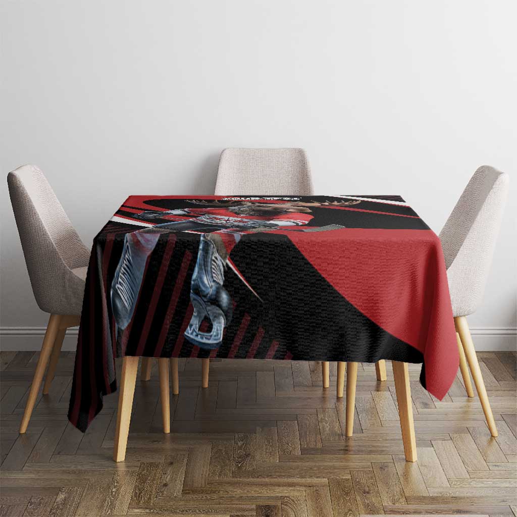 Canada Hockey Personalized Tablecloth Go Canada Go