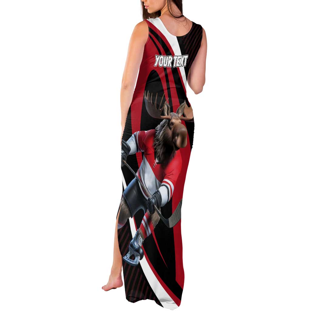 Canada Hockey Personalized Tank Maxi Dress Go Canada Go