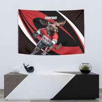 Canada Hockey Personalized Tapestry Go Canada Go