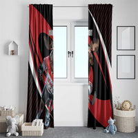 Canada Hockey Personalized Window Curtain Go Canada Go