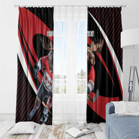 Canada Hockey Personalized Window Curtain Go Canada Go