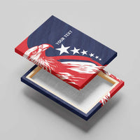 USA Hockey Personalized Eagle Canvas Wall Art Shoot For The Stars