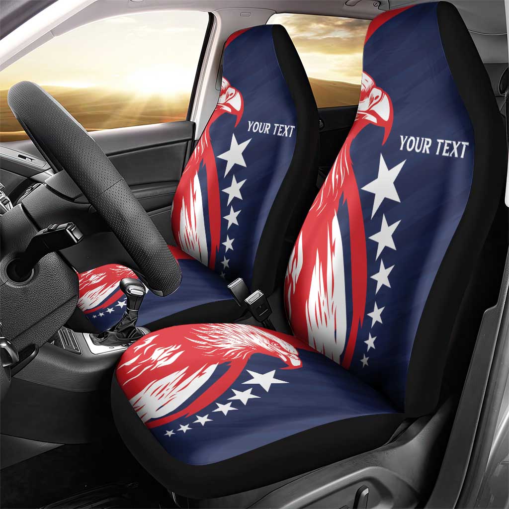 USA Hockey Personalized Eagle Car Seat Cover Shoot For The Stars