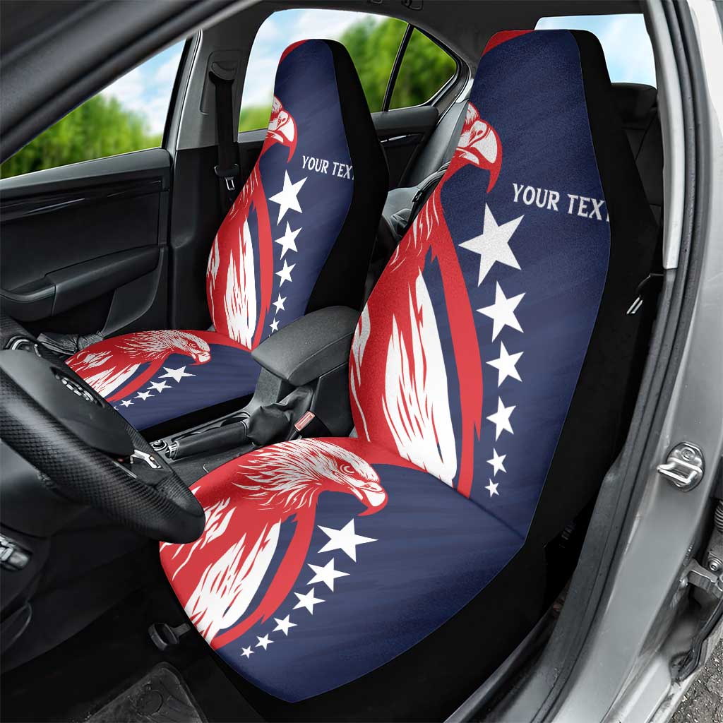 USA Hockey Personalized Eagle Car Seat Cover Shoot For The Stars
