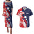 USA Hockey Personalized Eagle Couples Matching Puletasi and Hawaiian Shirt Shoot For The Stars
