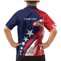 USA Hockey Personalized Eagle Family Matching Mermaid Dress and Hawaiian Shirt Shoot For The Stars