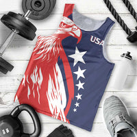 USA Hockey Personalized Eagle Men Tank Top Shoot For The Stars