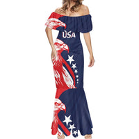 USA Hockey Personalized Eagle Mermaid Dress Shoot For The Stars