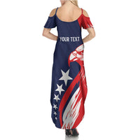 USA Hockey Personalized Eagle Summer Maxi Dress Shoot For The Stars