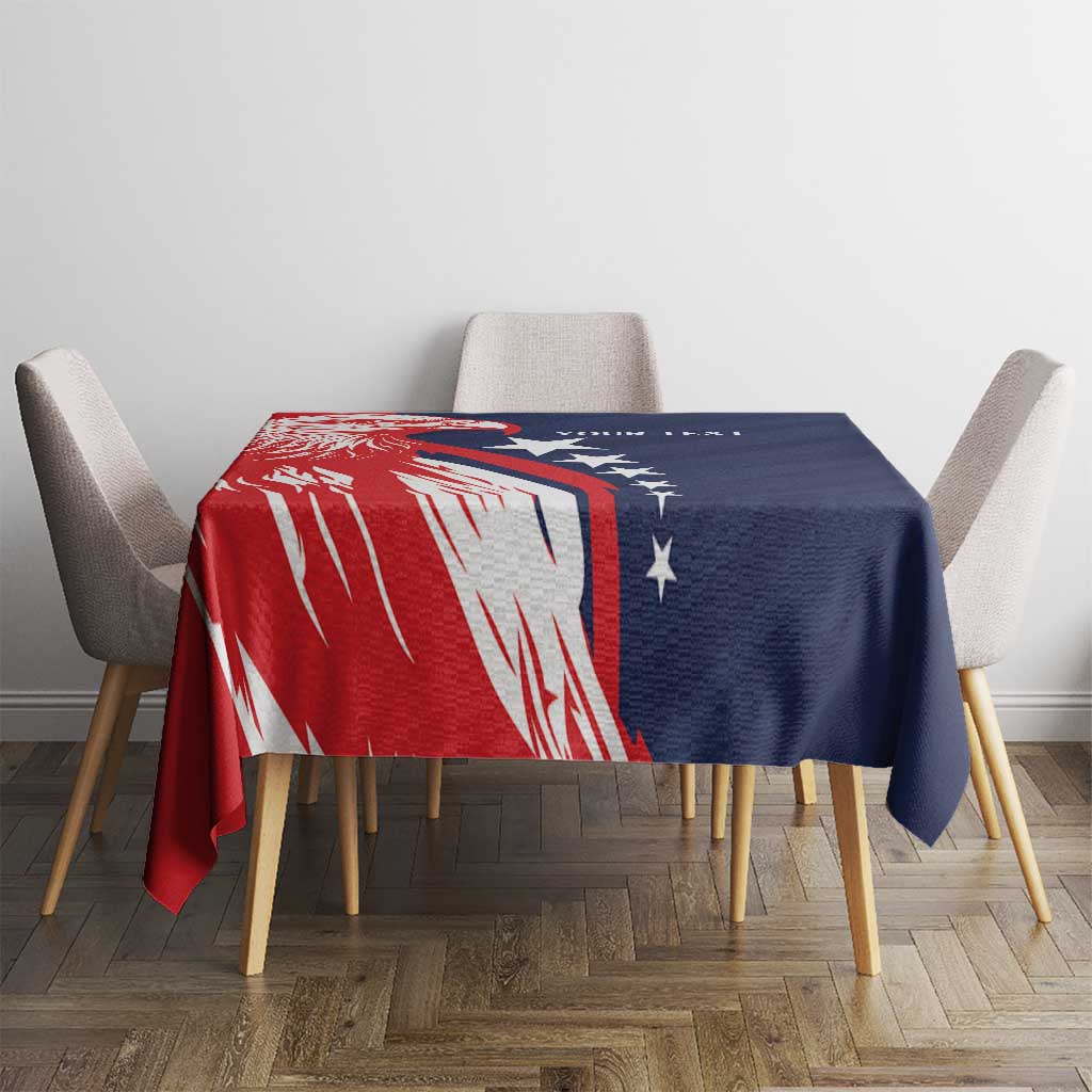 USA Hockey Personalized Eagle Tablecloth Shoot For The Stars
