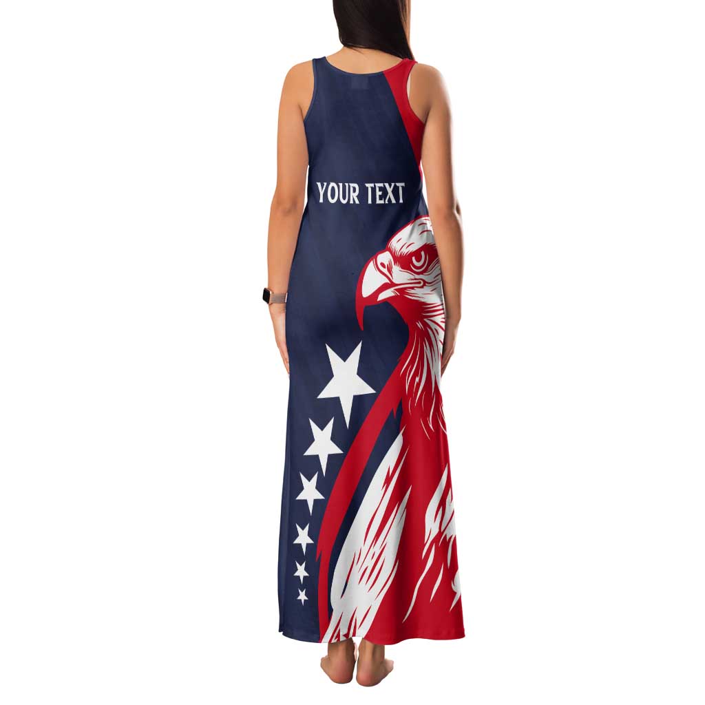 USA Hockey Personalized Eagle Tank Maxi Dress Shoot For The Stars