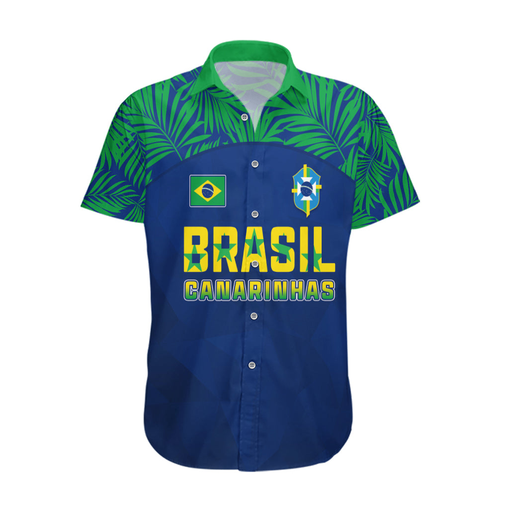 Personalised Brazil Football Hawaiian Shirt Women's WC 2023 Selecao - Wonder Print Shop