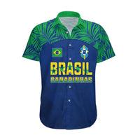 Personalised Brazil Football Hawaiian Shirt Women's WC 2023 Selecao - Wonder Print Shop