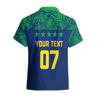 Personalised Brazil Football Hawaiian Shirt Women's WC 2023 Selecao - Wonder Print Shop