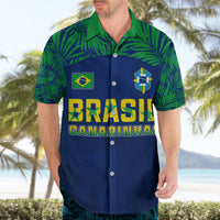 Personalised Brazil Football Hawaiian Shirt Women's WC 2023 Selecao - Wonder Print Shop