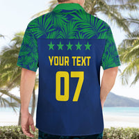 Personalised Brazil Football Hawaiian Shirt Women's WC 2023 Selecao - Wonder Print Shop