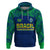 Personalised Brazil Football Hoodie Women's WC 2023 Selecao - Wonder Print Shop