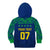 Personalised Brazil Football Kid Hoodie Women's WC 2023 Selecao - Wonder Print Shop