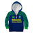 Personalised Brazil Football Kid Hoodie Women's WC 2023 Selecao - Wonder Print Shop