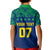 Personalised Brazil Football Kid Polo Shirt Women's WC 2023 Selecao - Wonder Print Shop