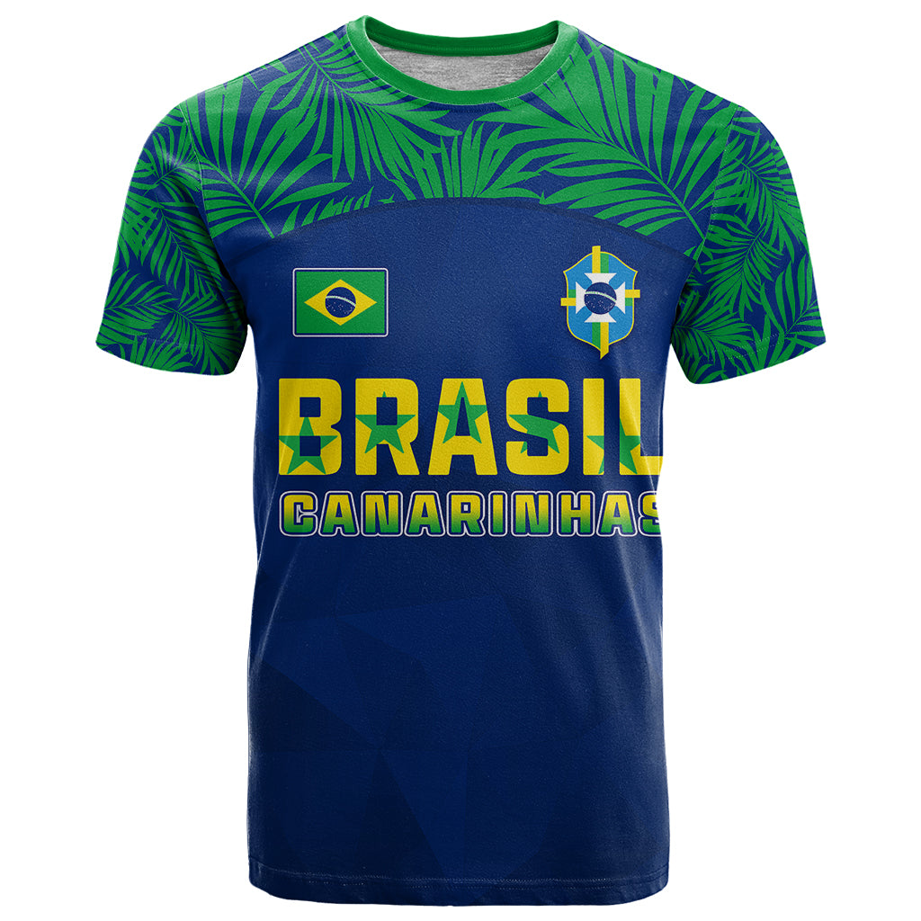 Personalised Brazil Football T Shirt Women's WC 2023 Selecao - Wonder Print Shop