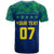 Personalised Brazil Football T Shirt Women's WC 2023 Selecao - Wonder Print Shop