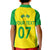 Personalised Brazil Football Kid Polo Shirt Women's WC 2023 Canarinhas - Wonder Print Shop