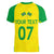 Personalised Brazil Football Women V Neck T Shirt Women's WC 2023 Canarinhas - Wonder Print Shop