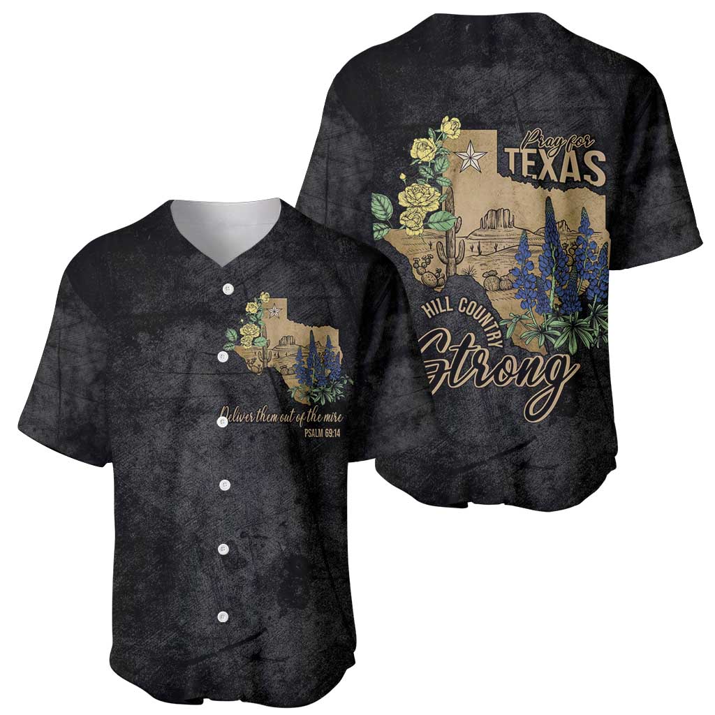 Pray for Texas Baseball Jersey Hill Country Strong - Wonder Print Shop