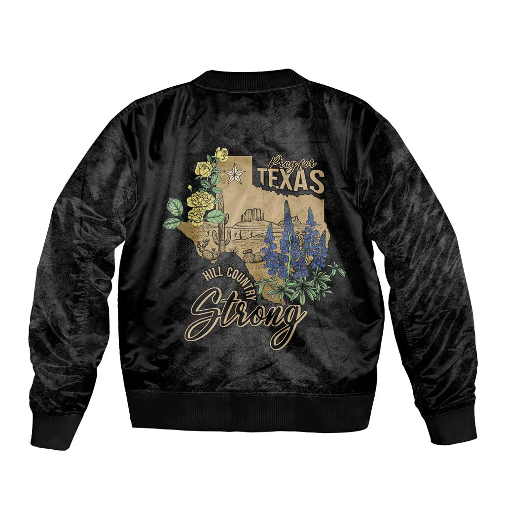 Pray for Texas Bomber Jacket Hill Country Strong - Wonder Print Shop