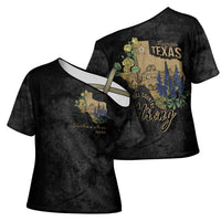 Pray for Texas Cross Shoulder Shirt Hill Country Strong - Wonder Print Shop