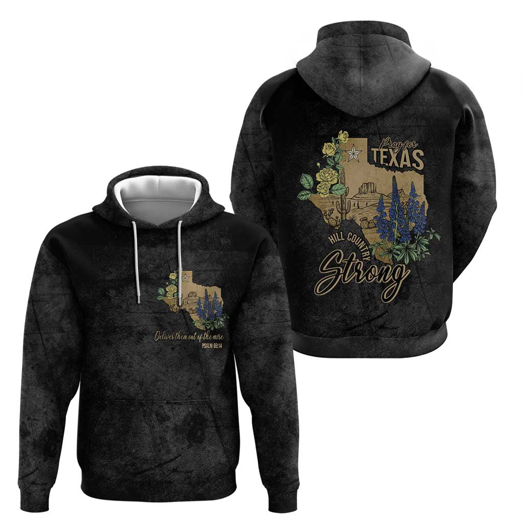 Pray for Texas Hoodie Hill Country Strong - Wonder Print Shop