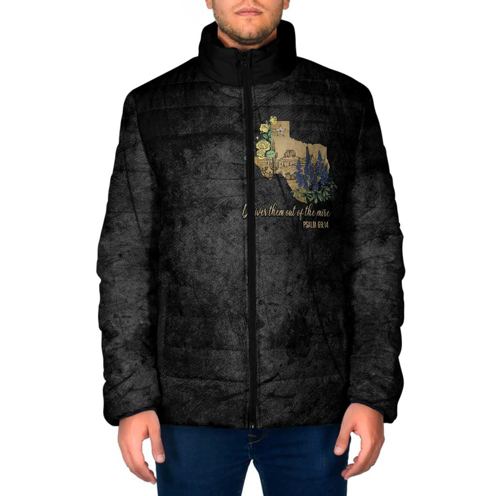 Pray for Texas Padded Jacket Hill Country Strong - Wonder Print Shop