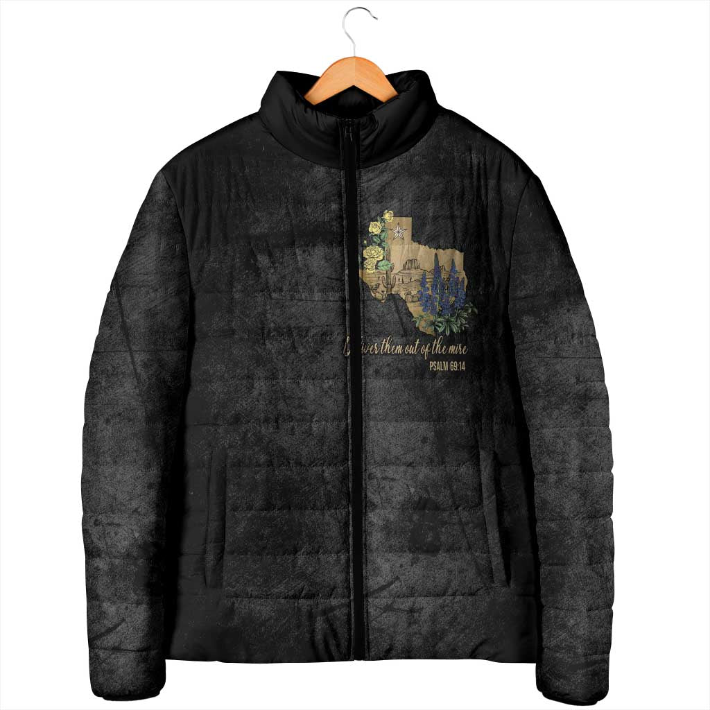 Pray for Texas Padded Jacket Hill Country Strong - Wonder Print Shop